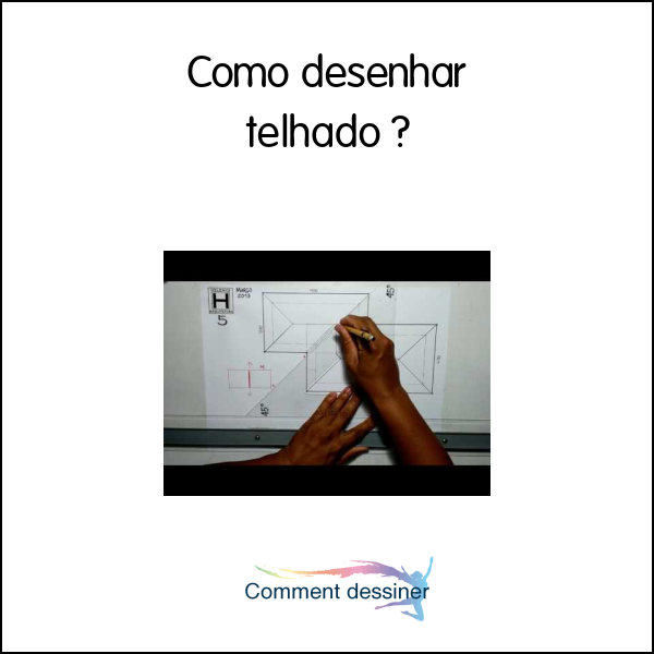 Como desenhar telhado